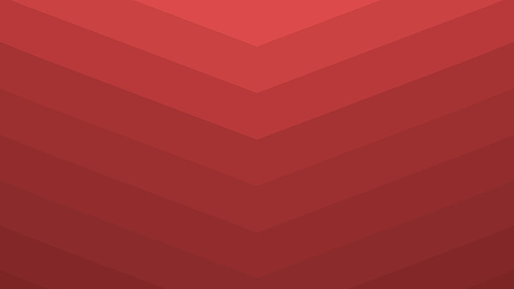 728x410 Hd Wallpaper Red, Minimalism, Simple, Gradient, Vector