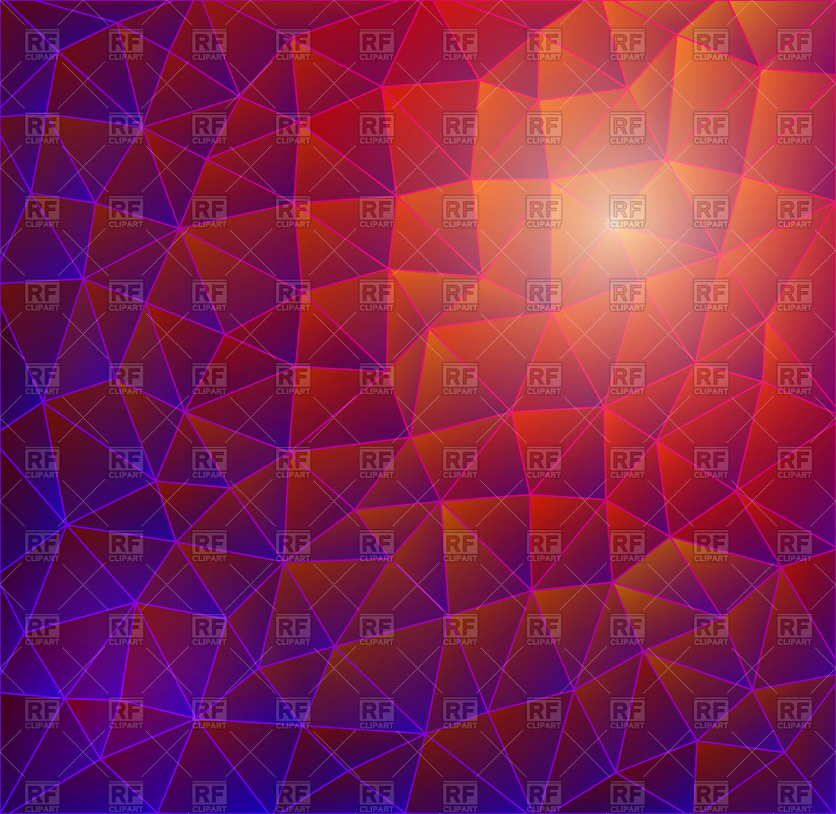 1200x1169 Red Gradient Polygonal Background Vector Image Of Backgrounds