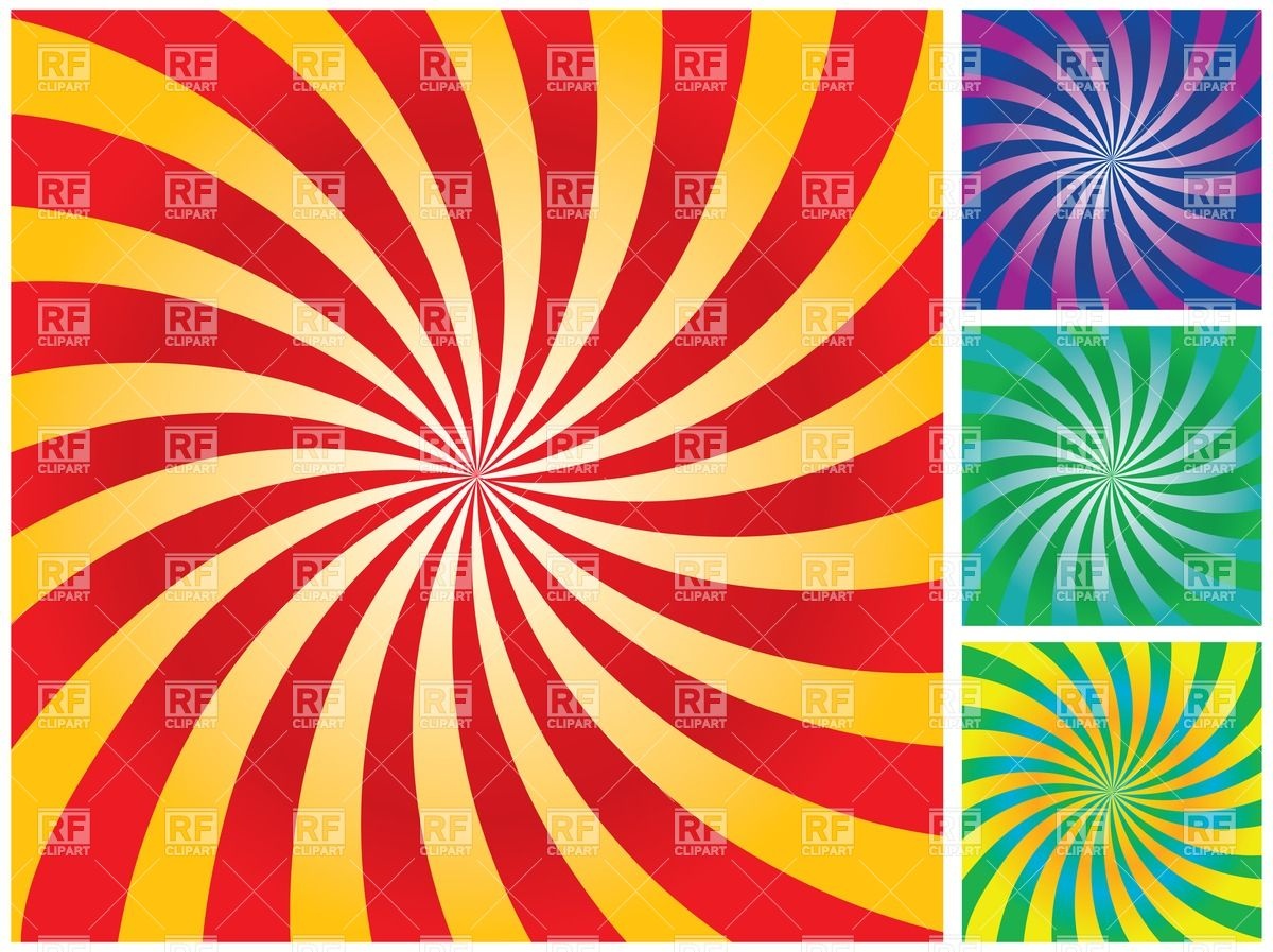 1200x897 Abstract Spiral Rays On Gradient Background Vector Image