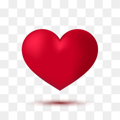 Soft Red Heart With Transparent Background Vector Illustration 490x490 Soft Red Heart With Transparent Background Vector Illustration