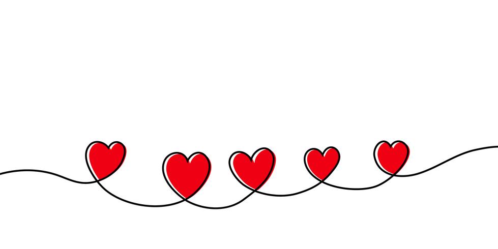 Continuous One Line Drawing Of Red Heart Isolated On White 979x490 Continuous One Line Drawing Of Red Heart Isolated On White