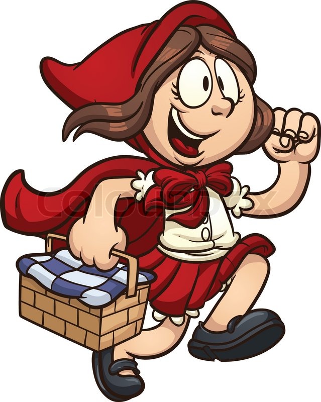 Little Red Ridding Hood Vector Clip Stock Vector Colourbox 639x800 Little Red Ridding Hood Vector Clip Stock Vector Colourbox