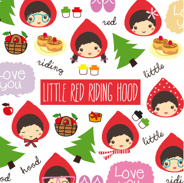 Little Red Riding Hood Vector Premium Download 626x623 Little Red Riding Hood Vector Premium Download