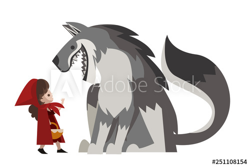 Little Red Hood With Big Bad Wolf 500x335 Little Red Hood With Big Bad Wolf