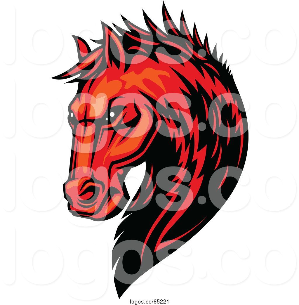 1024x1044 Logo Of Tough Red Horse Head