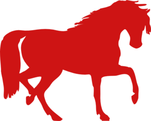 299x240 Red Horse Clip Art