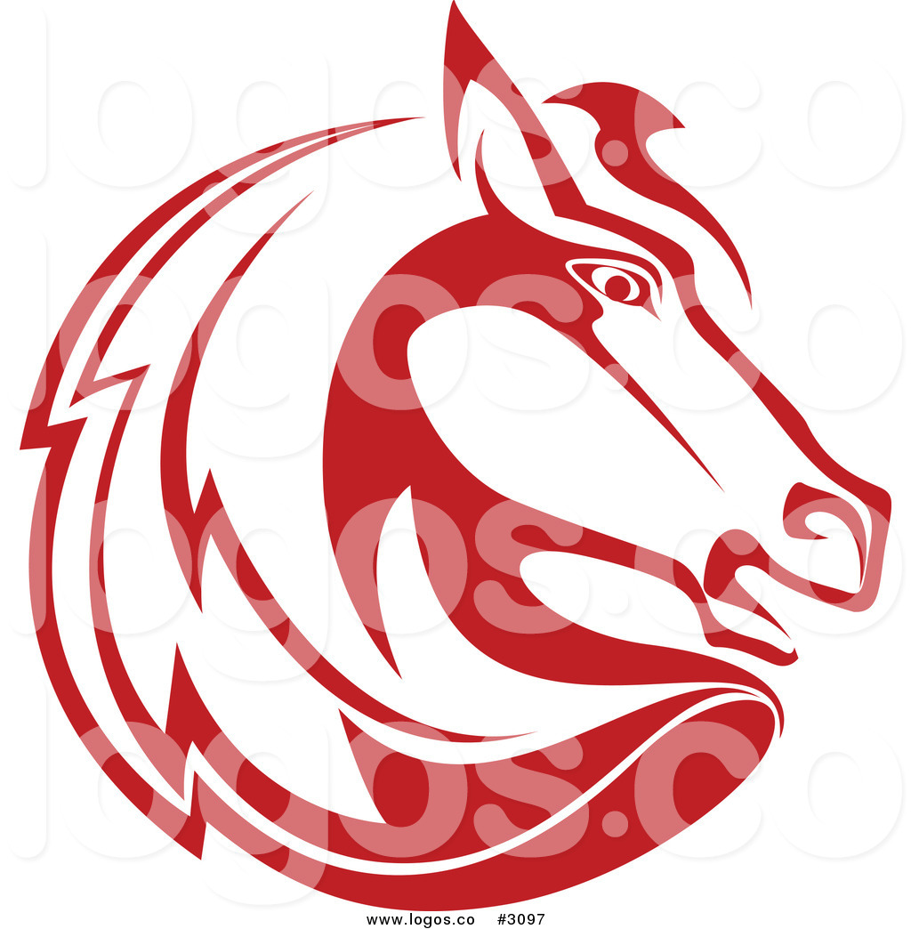 1024x1044 Royalty Free Vector Red Horse Logo