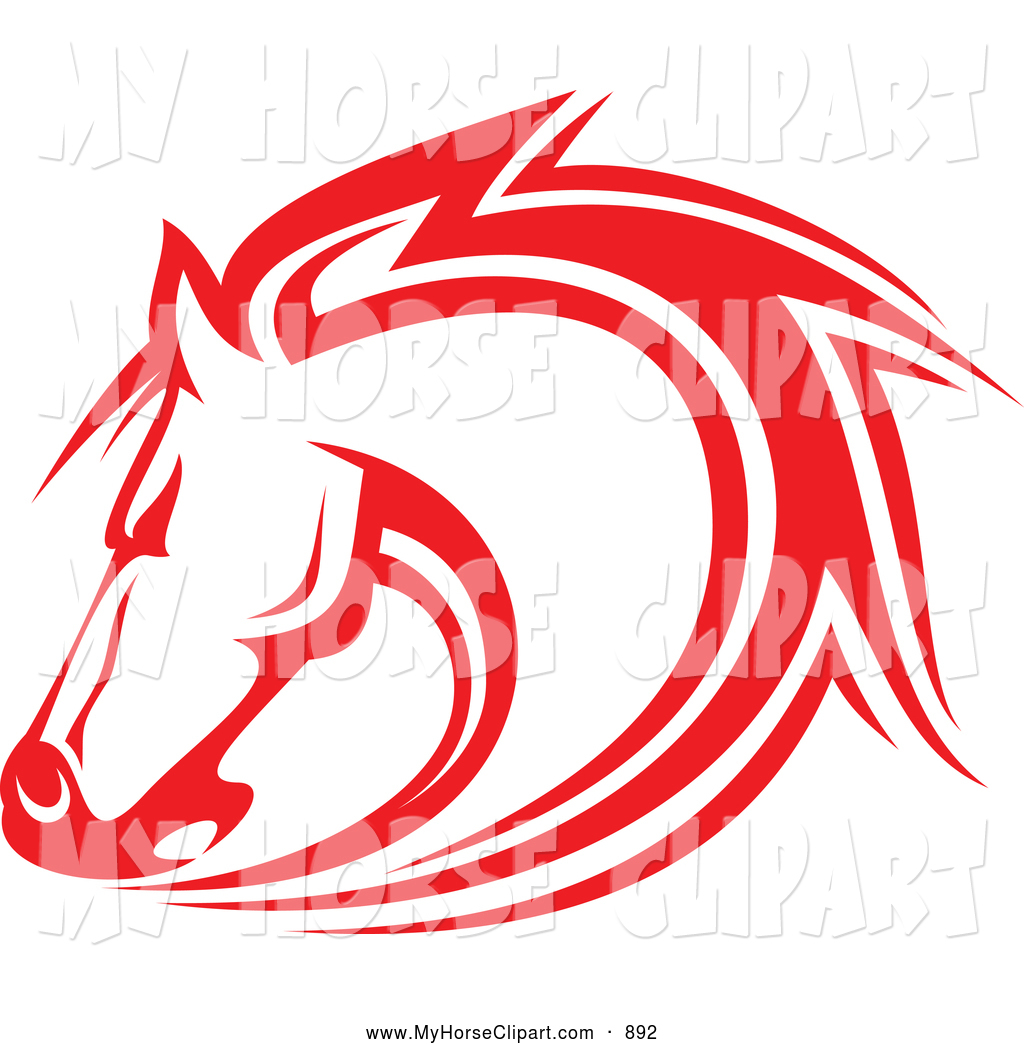 1024x1044 Clip Art Of A Red Horse Head