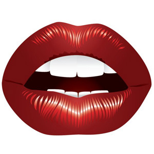 300x300 Full Red Lips Free Vectors Ui Download