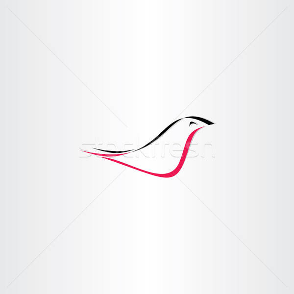 Red Black Stylized Bird Logo Vector Vector Illustration Blasko 600x600 Red Black Stylized Bird Logo Vector Vector Illustration Blasko
