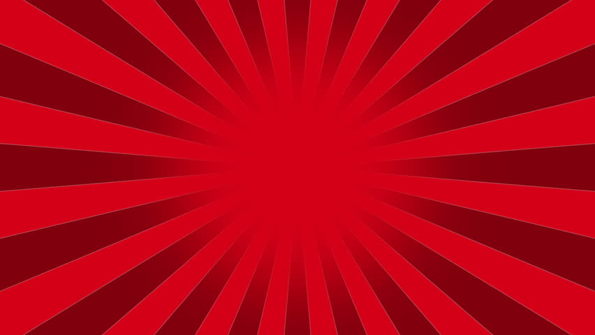 852x480 Red Burst Vector Background Cartoon Stock Footage Video