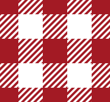 216x200 Red Gingham Vector Pattern