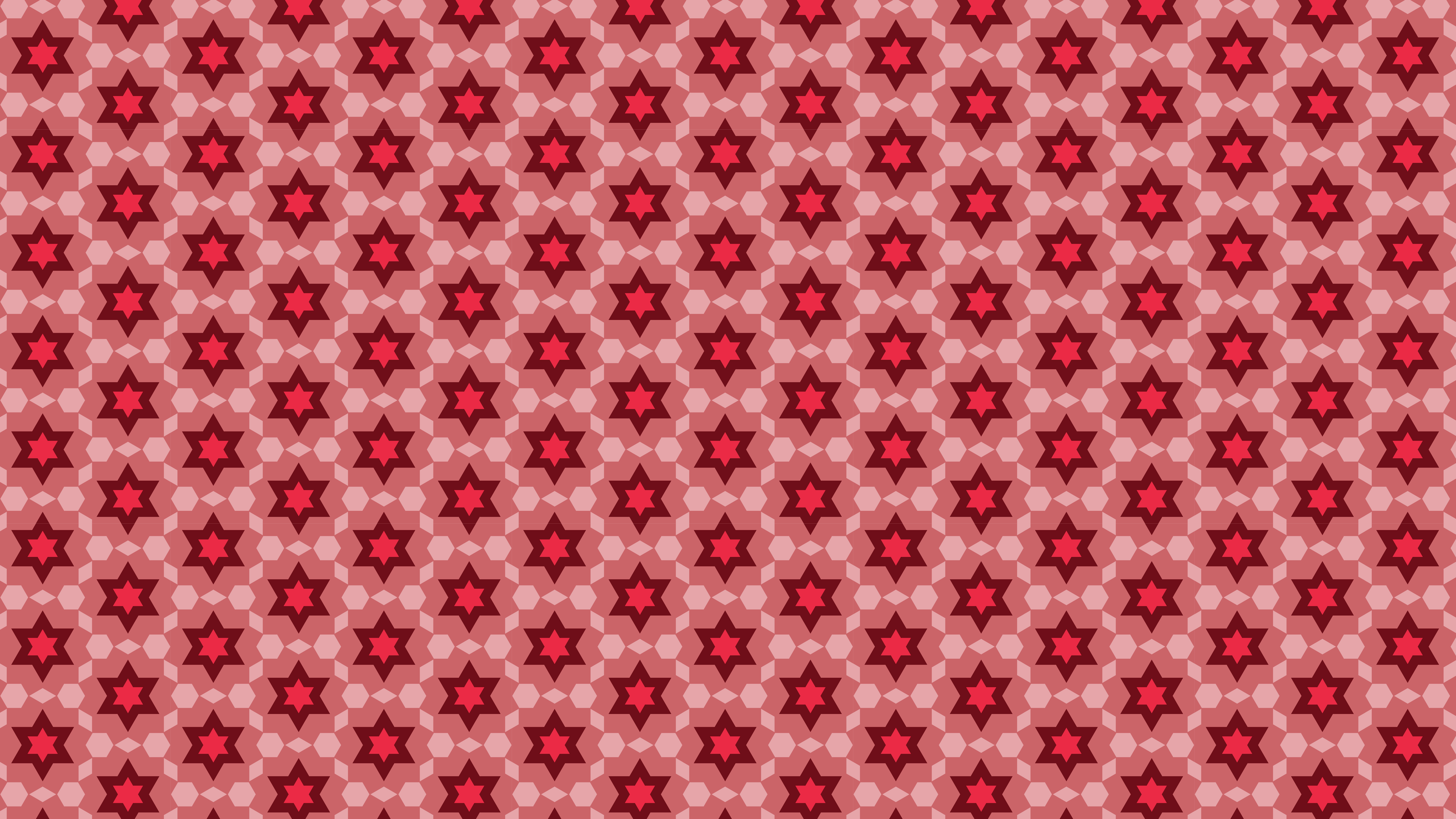 8000x4500 Red Hexagram Pattern Vector Art