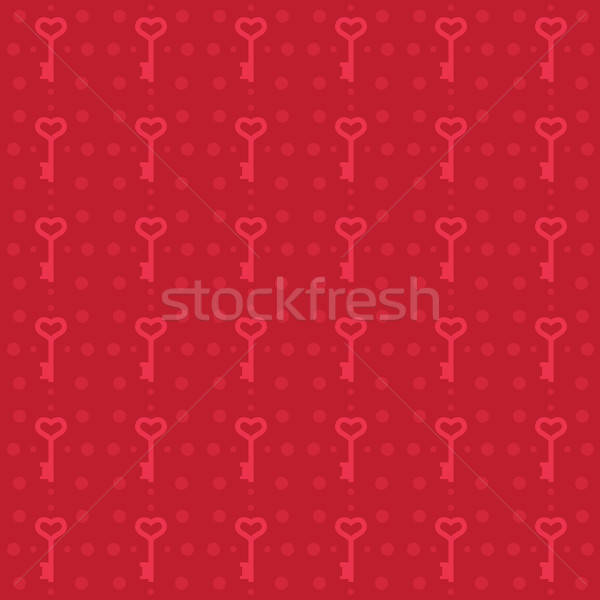 600x600 Red Seamless Pattern Keys Vector Vector Illustration Valeria
