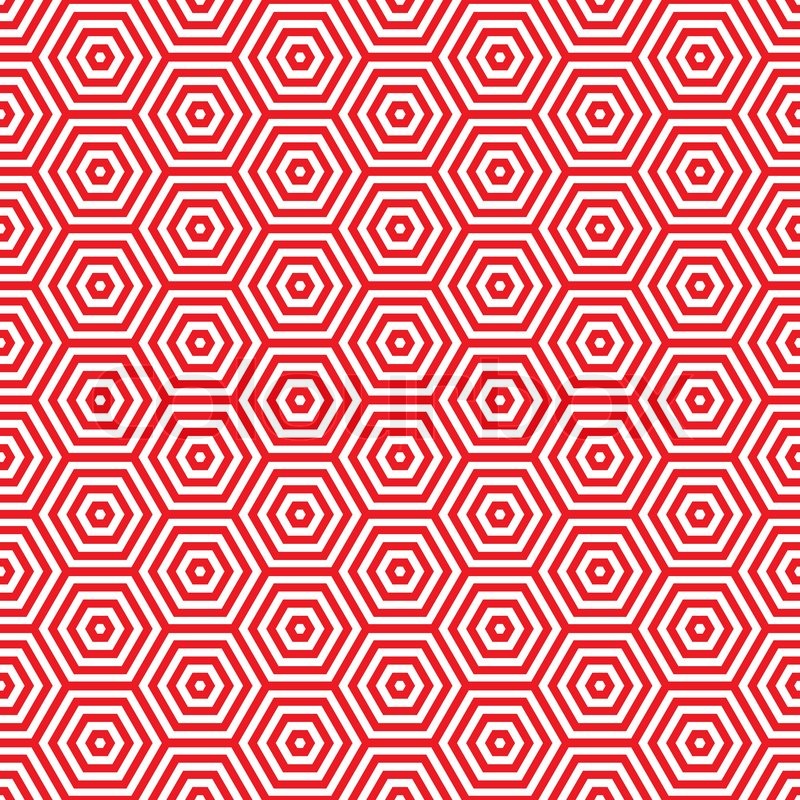 800x800 Retro Red Seventies Pattern Stock Vector Colourbox