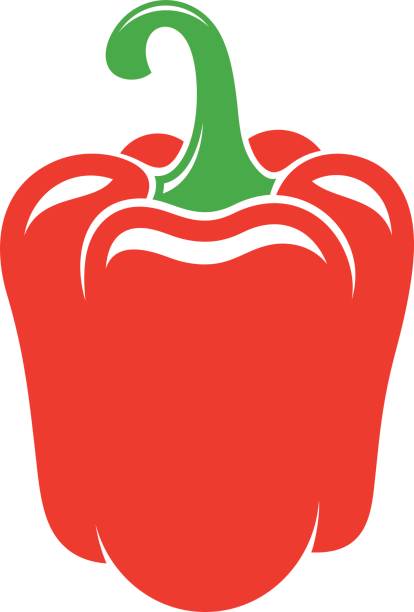 414x612 Red Bell Pepper Clipart
