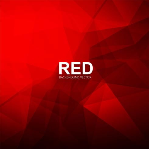 490x490 Beautiful Red Polygon Background Vector Illustration