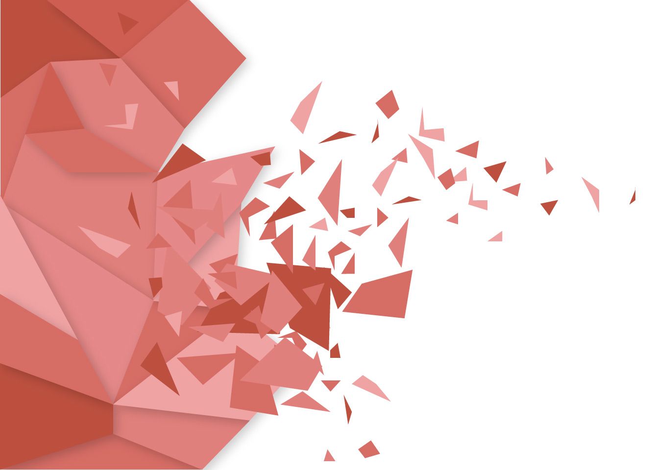 1337x960 Broken Polygon Abstract Red Background Free Vector Screenshot