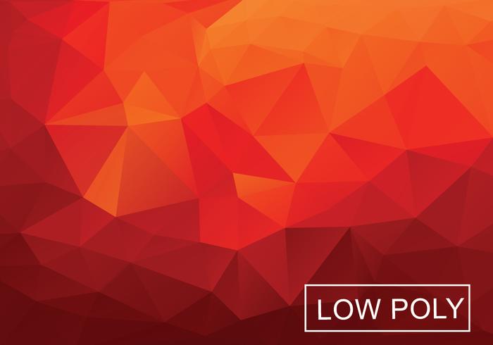 700x490 Warm Red Polygonal Background Vector