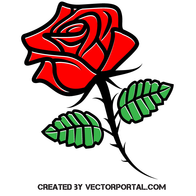 660x660 Red Rose Flower Clip Art