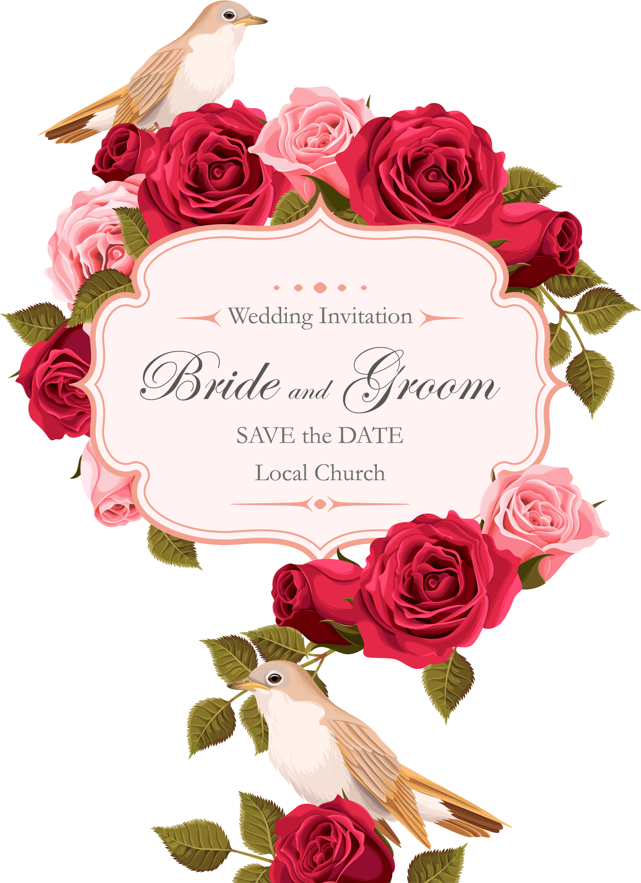 2247x3096 Wedding Invitation Rose Euclidean Vector
