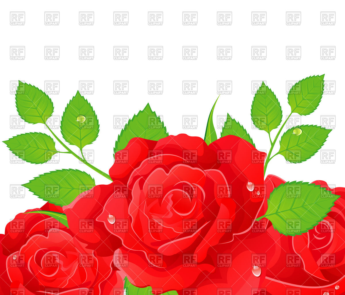 1200x1024 Background With Red Roses Vector Image Of Plants And Animals