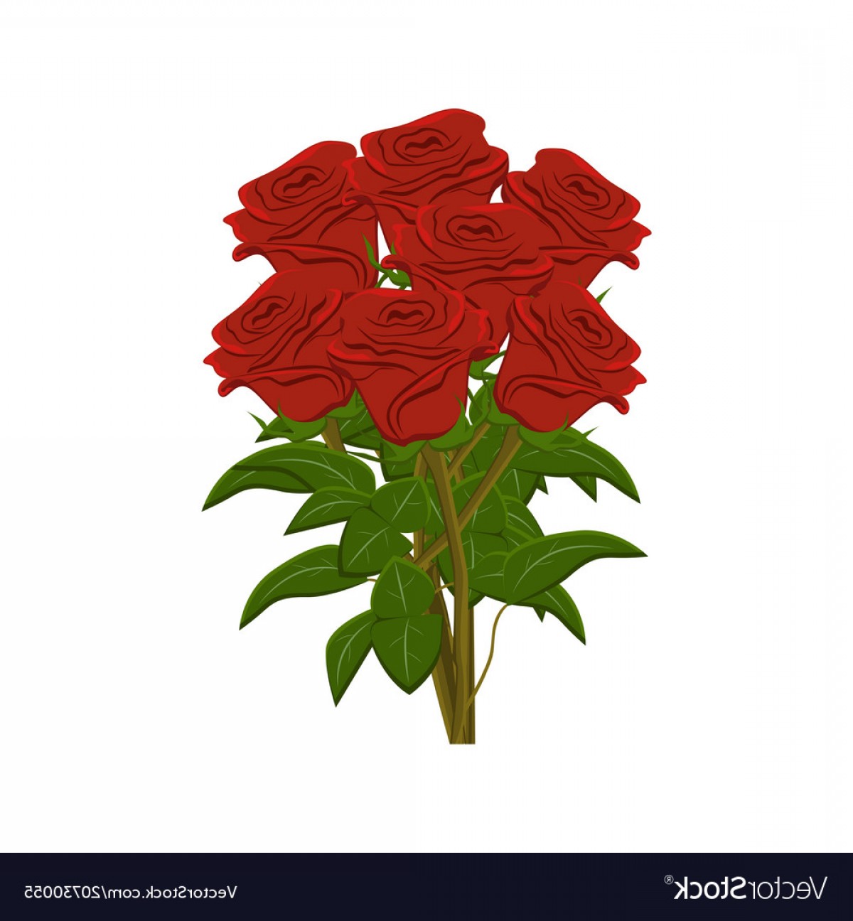 1200x1296 Clip Art Large Bunch Of Red Roses Vector Soidergi