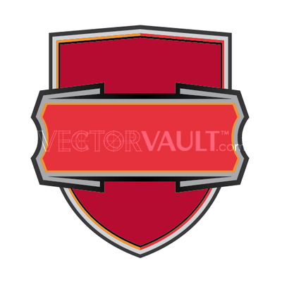 400x400 Buy Vector Red Shield Icon Logo Graphic Royalty Free Vectors