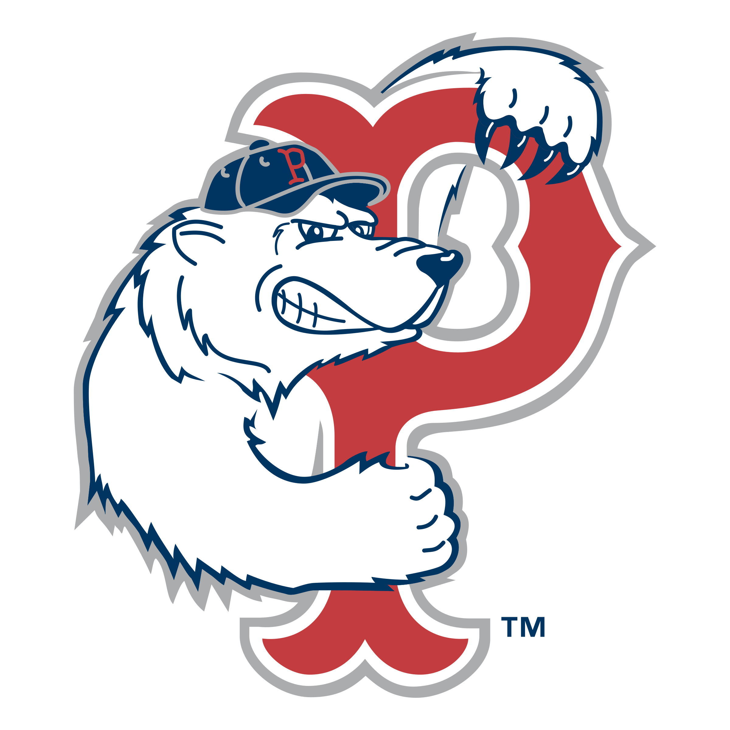 2400x2400 Pawtucket Red Sox Logo Png Transparent Vector