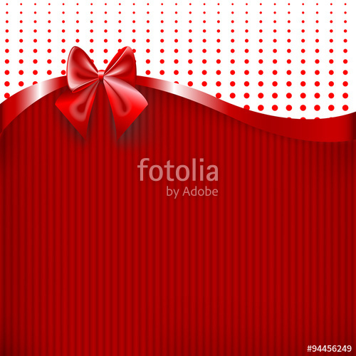 Red Ribbon And Bow On Red Paper Texture Background Vector 500x500 Red Ribbon And Bow On Red Paper Texture Background Vector