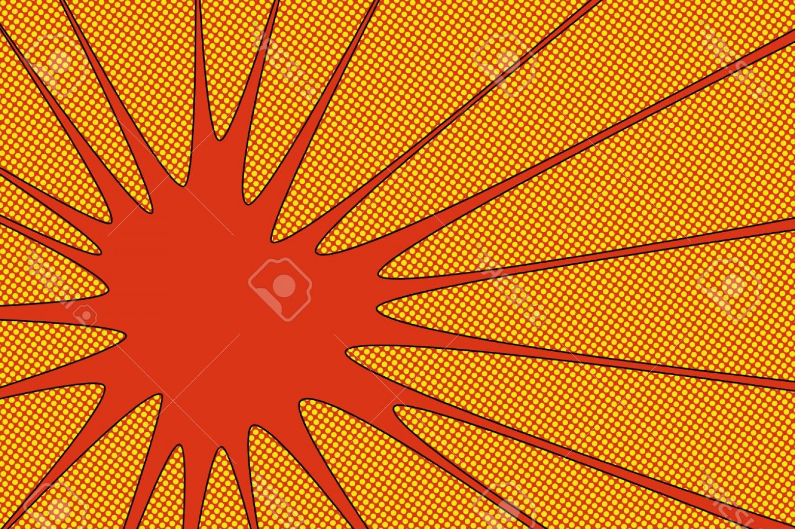 Photostock Vector Comic Book Explosion Illustration Red Radial 1560x1039 Photostock Vector Comic Book Explosion Illustration Red Radial