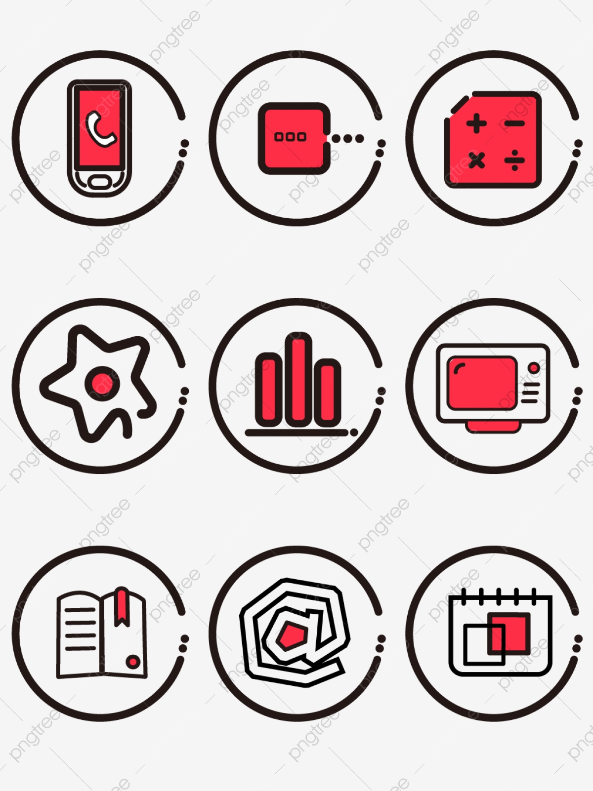 1200x1602 Cartoon Red Mobile Phone Theme App Small Icon Material, Cartoon