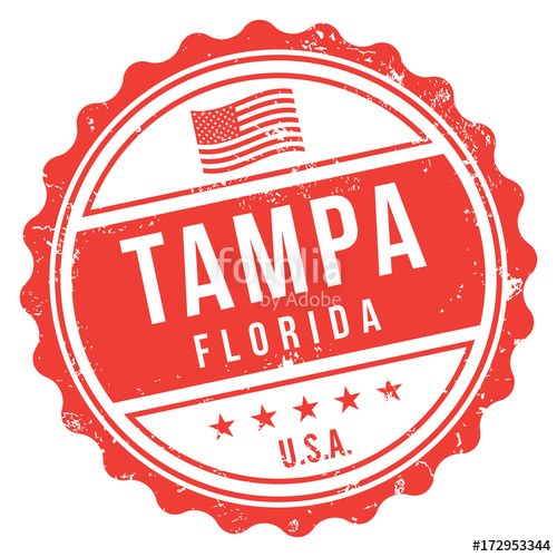500x500 Tampa Florida Stamp Stock Image And Royalty Free Vector