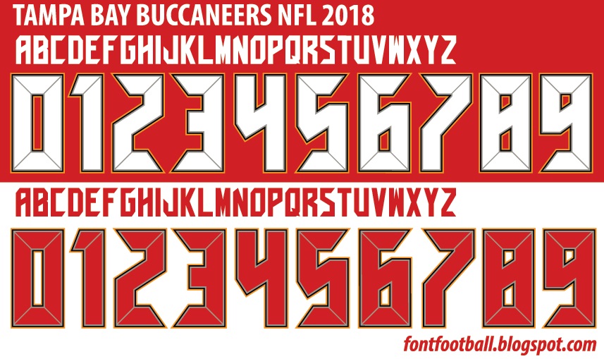857x509 Font Football Font Vector Tampa Bay Buccaneers Nfl Kit