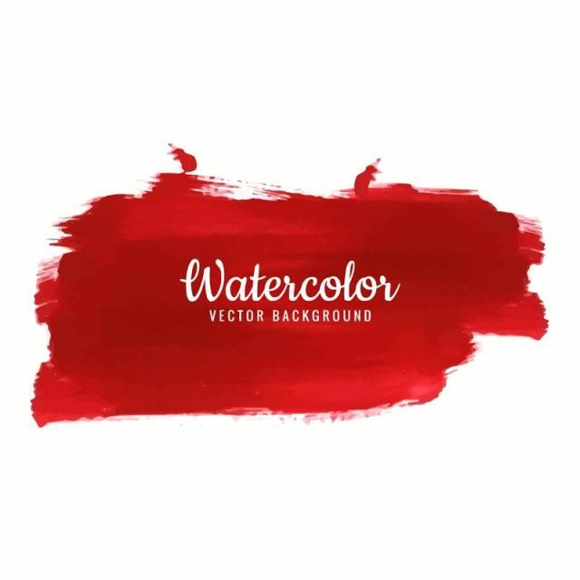 640x640 Modern Red Watercolor Background, Watercolor, Abstract, Water Png