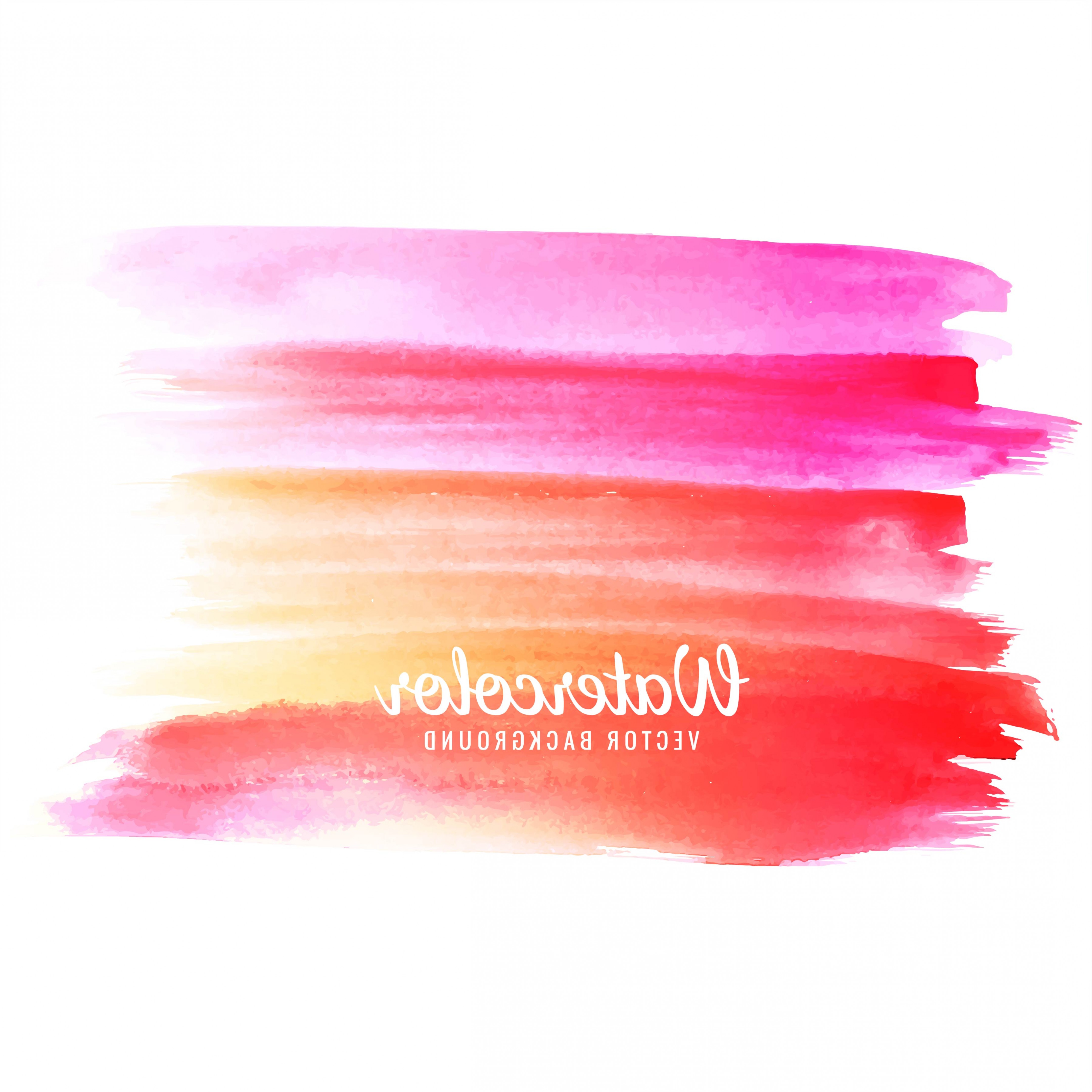 4321x4321 Beautiful Brush Stroke For Design And Colorful Watercolor Vector