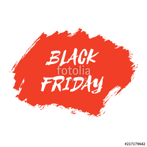 500x500 Black Friday Sale Watercolor Vector Texture Background Red Hand