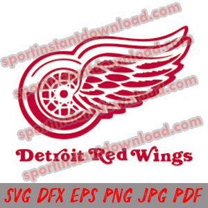 300x300 Detroit Red Wings Silhouette Studio Transfer Iron