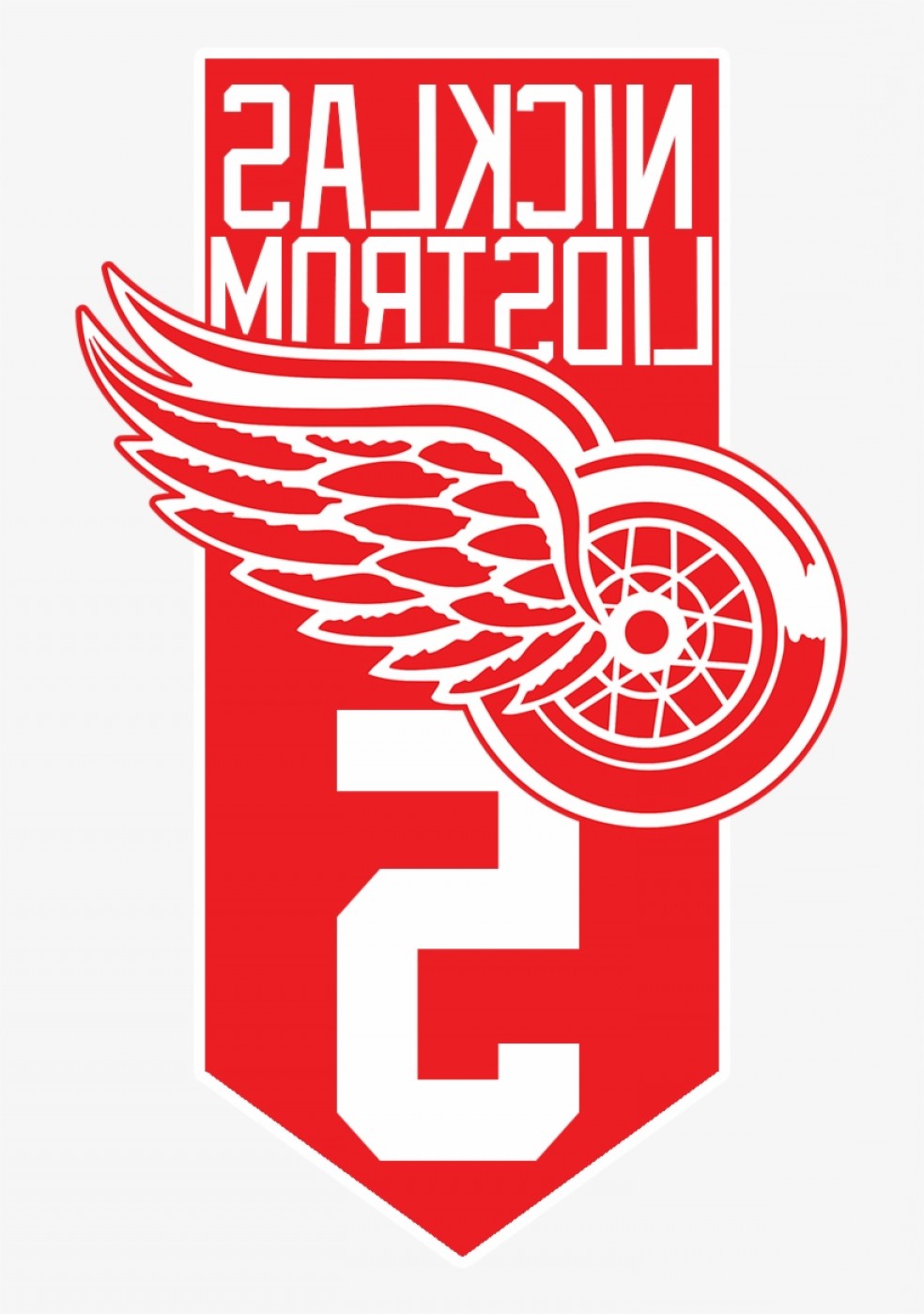 984x1399 Detroit Red Wings Vintage Logo Vector Iniikim