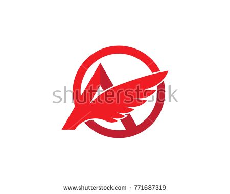 450x380 A Letter Wing Logo Vector Icon Fs Logo Wings Logo, Logos, Fs Logo