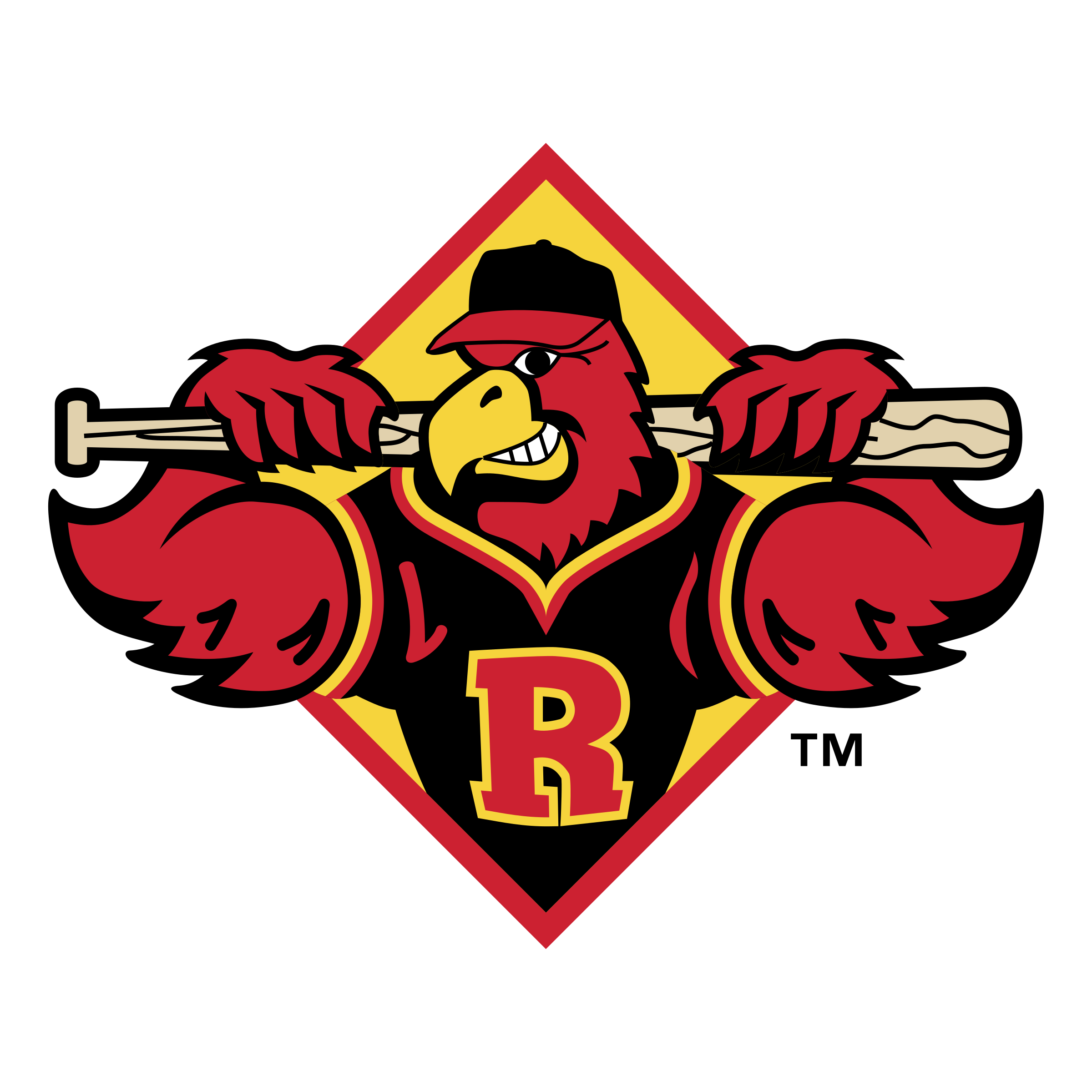 2400x2400 Rochester Red Wings Logo Png Transparent Vector