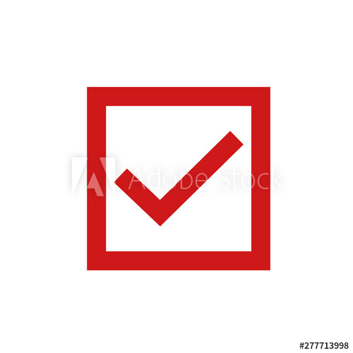 500x500 Red Cross Mark Icon Template Color Editable Symbol No Or X Button