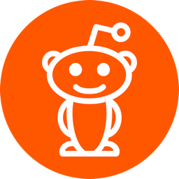 256x256 Reddit Icon Flat