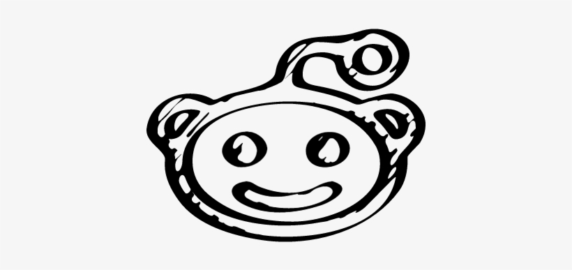 820x387 Reddit Logo Sketch Vector
