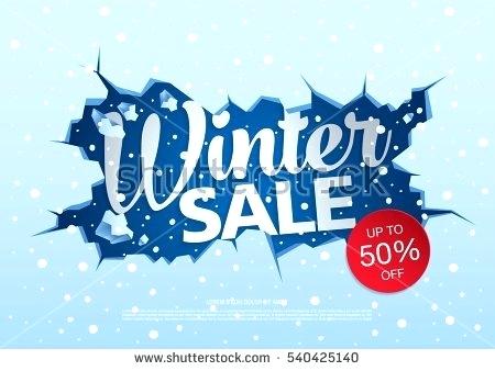 450x338 Winter Sale Banner Vector Illustration Zara Dates Badge