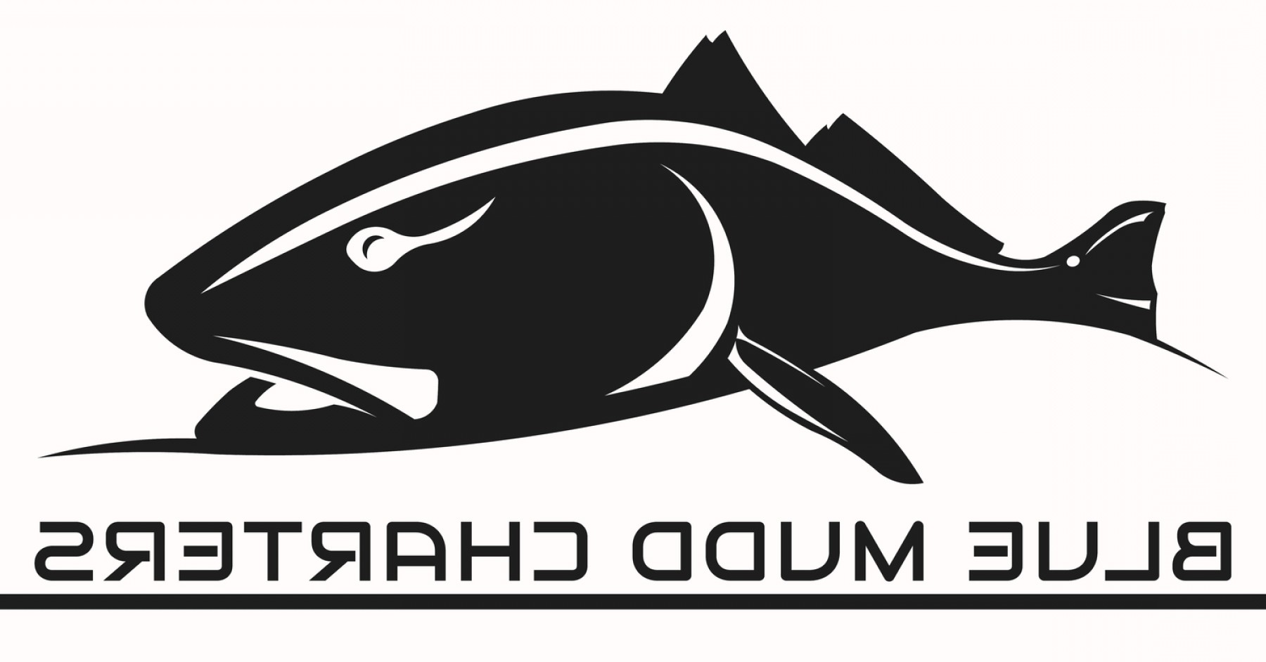 1800x942 Red Fish Outline Vector Catamart