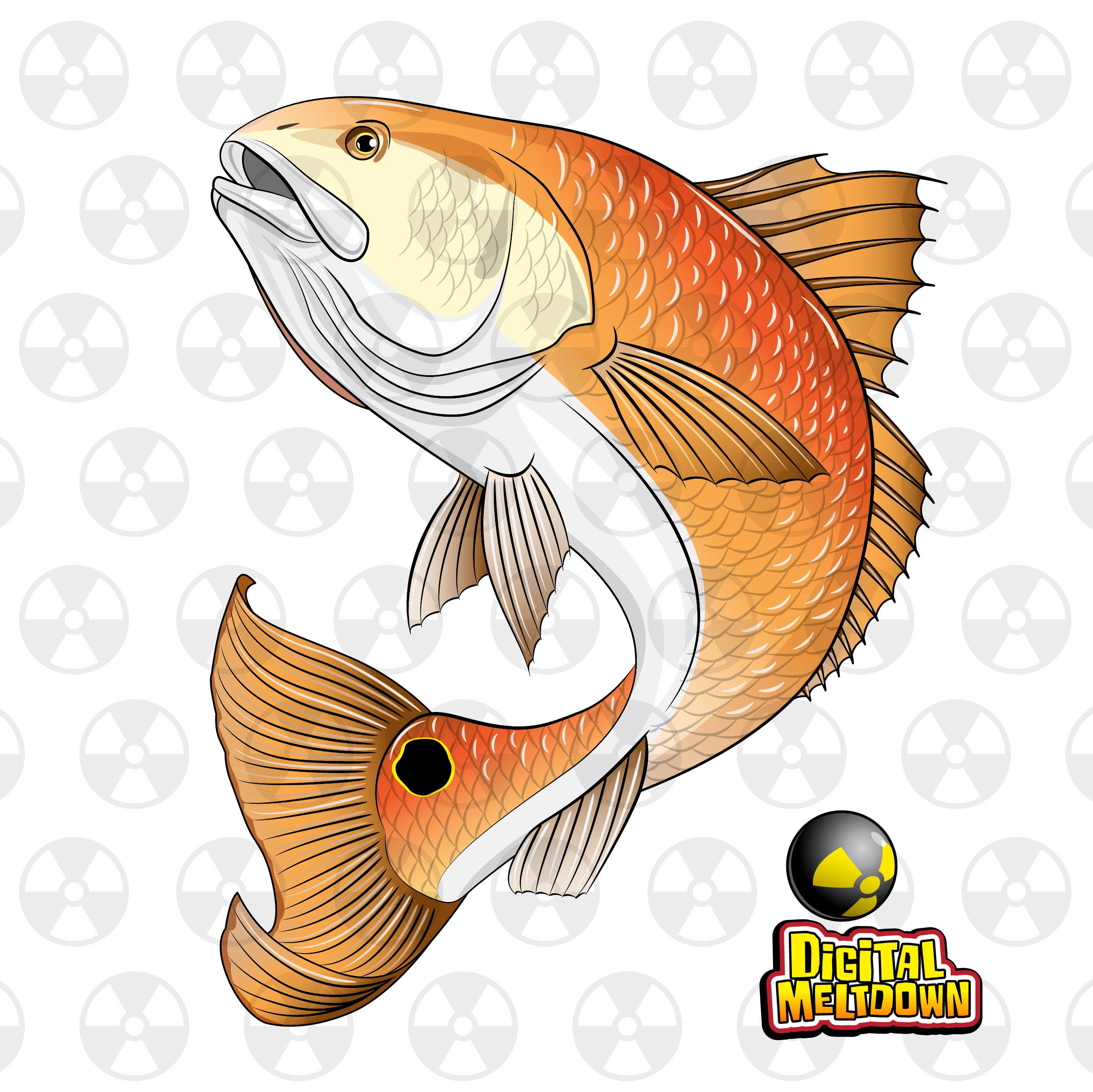 Redfish Clipart Preview Redfish Fish Vect Hdclipartall Emoji Fish | The ...
