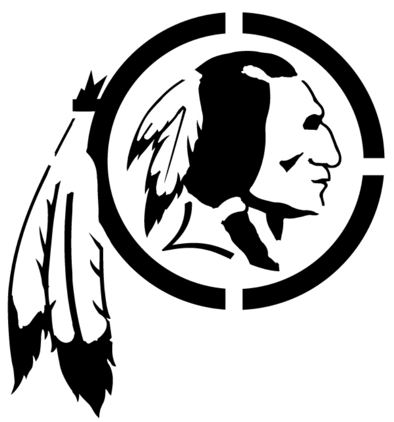 806x864 Redskins Clipart