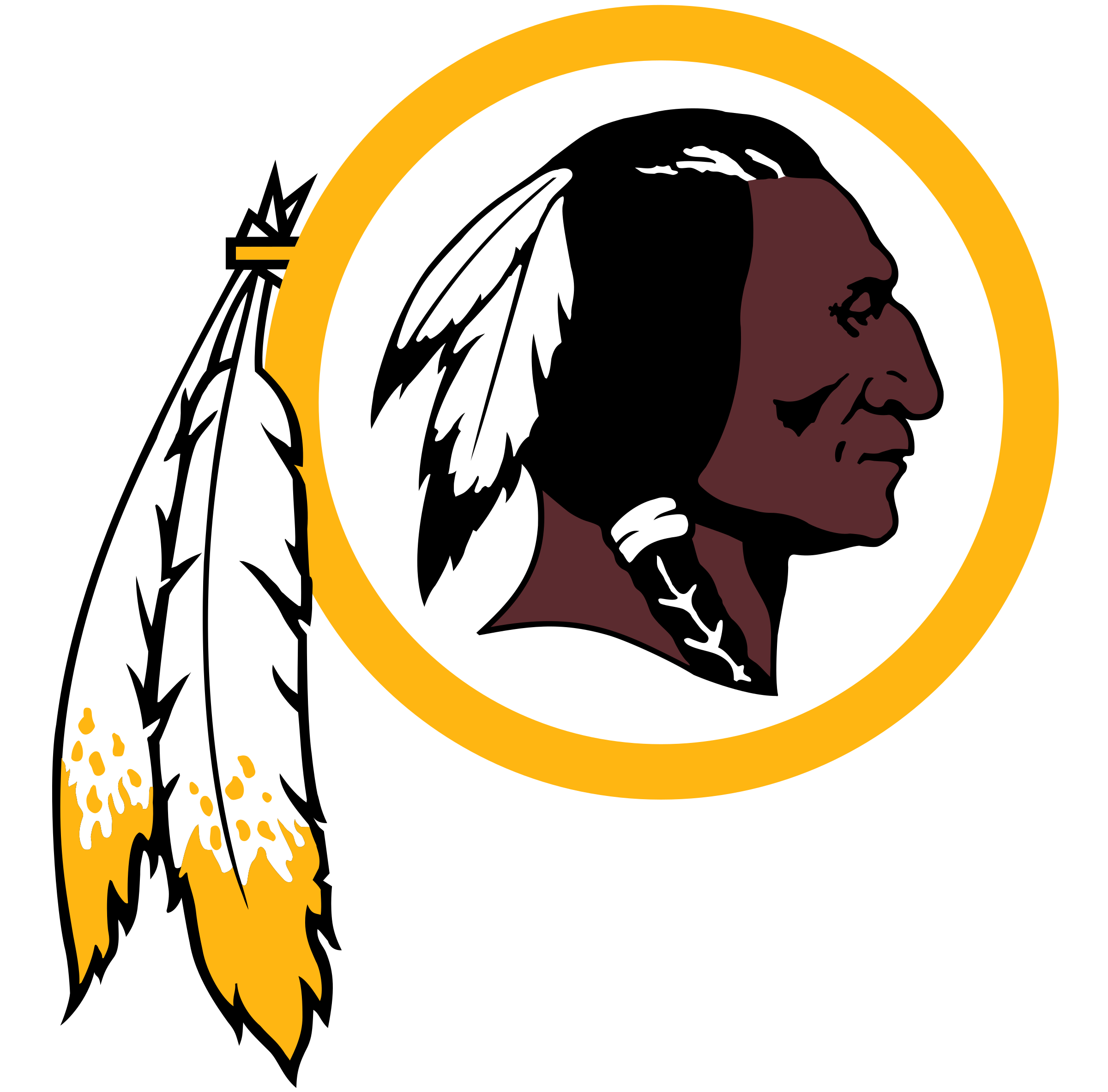 2400x2368 Washington Redskins Logo Png Transparent Vector