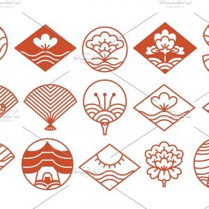 Stock Illustration Set Hand Drawn Seamless Pattern Lamaison 300x300 Stock Illustration Set Hand Drawn Seamless Pattern Lamaison